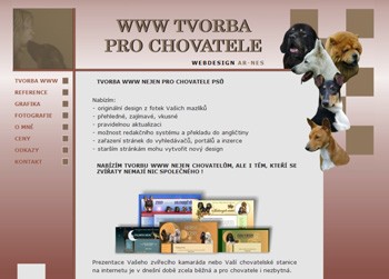 Tvorba webu pro chovatele